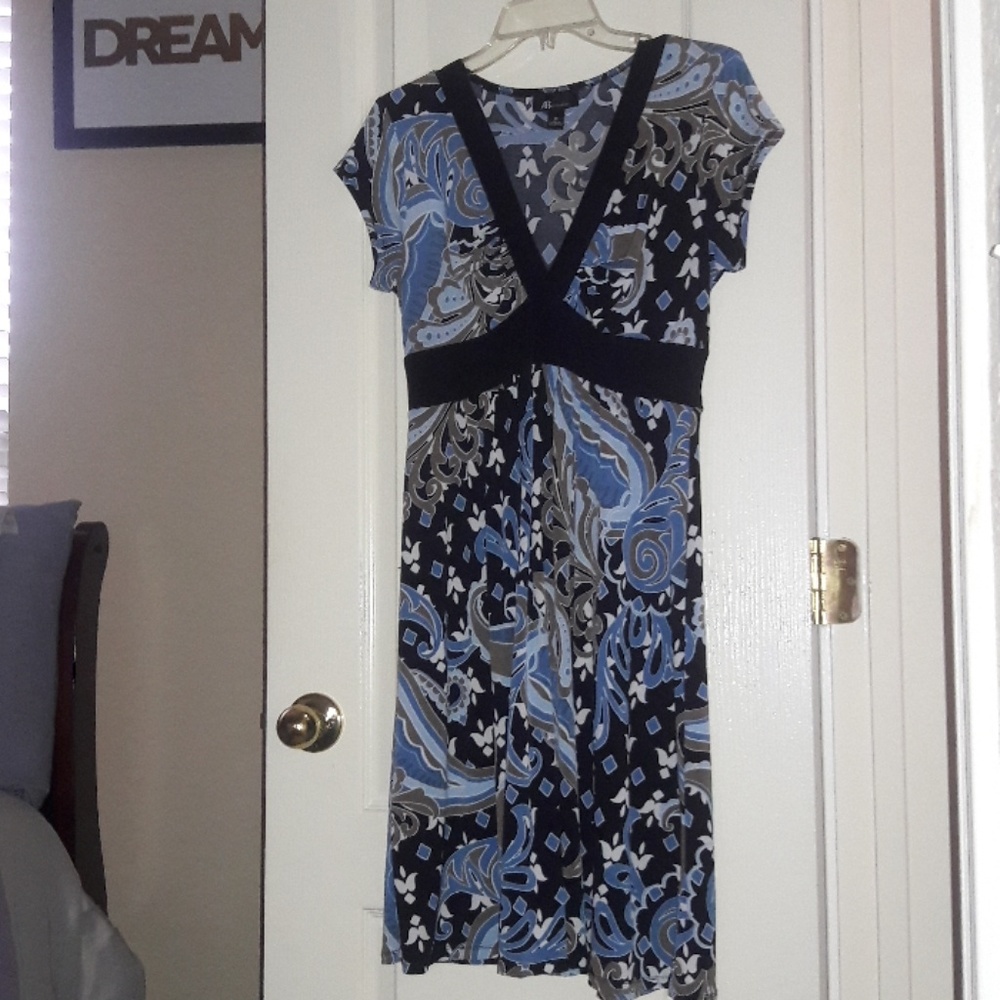 A/B Studio Blue/Grey/Black Dress
